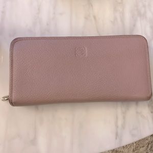 Loewe leather long wallet